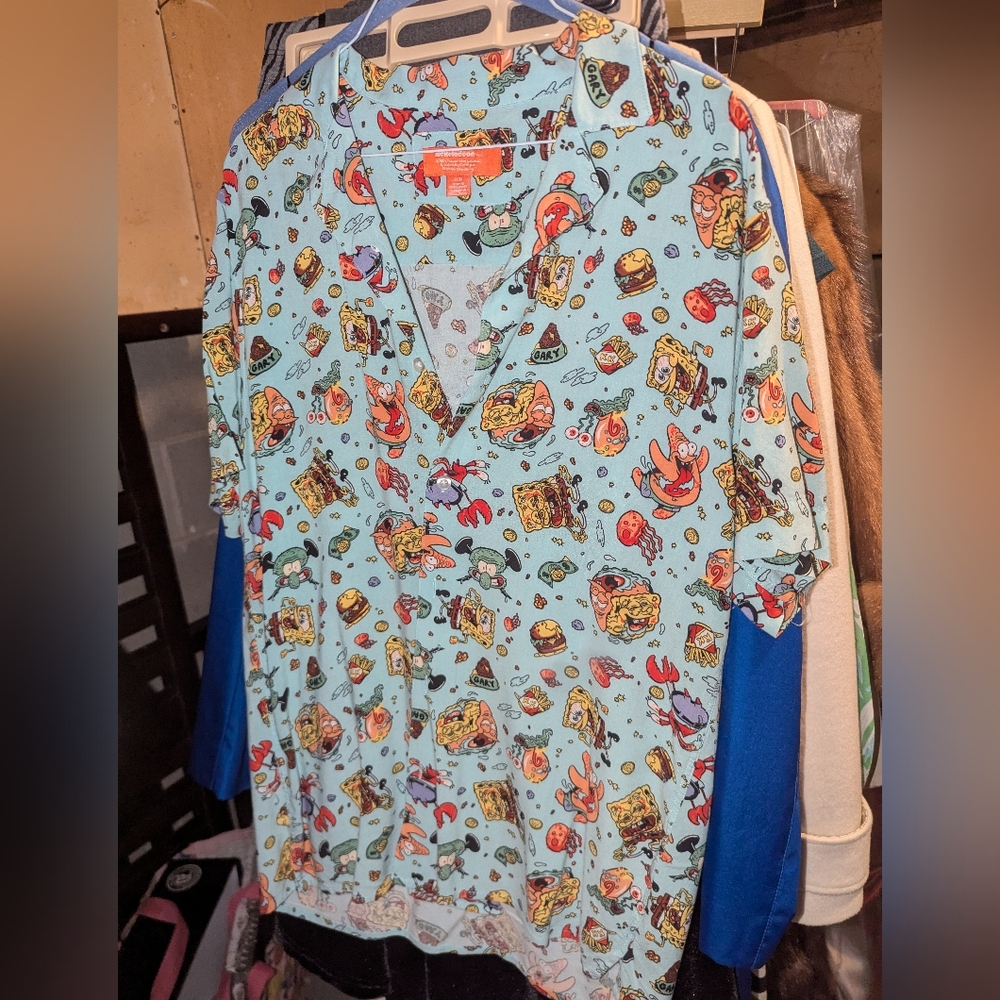 Sponge Bob collared shirt